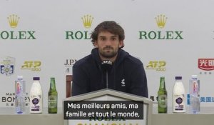 Shanghai - Vacherot : "Beaucoup de mal à retenir mes larmes"