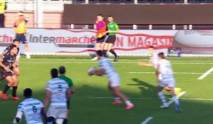 TOP 14 - Essai de Wilfried HULLEU 2 (R92) - Racing 92 - Montpellier Hérault Rugby