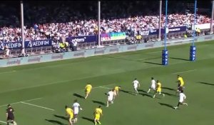 TOP 14 - Essai de Mateo CARRERAS 2 (AB) - Aviron Bayonnais - ASM Clermont