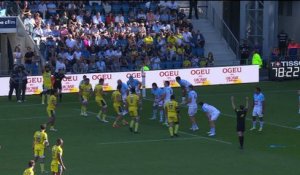 TOP 14 - Essai de Selevasio TOLOFUA (ASM) - Aviron Bayonnais - ASM Clermont