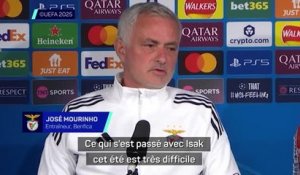 Benfica - Mourinho : "Ce qui s’est passé avec Isak à Newcastle est très difficile pour un club”