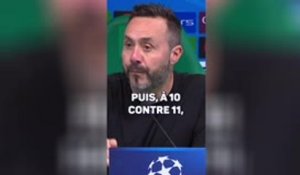 Marseille - De Zerbi : "L'arbitrage n'était pas à la hauteur"