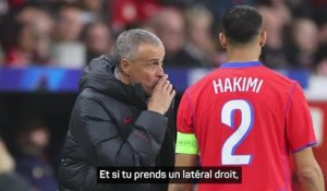 PSG - Luis Enrique : "Hakimi est sans aucun doute le meilleur latéral droit au monde"