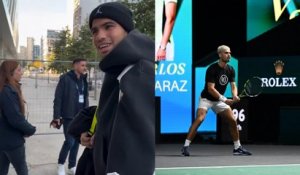 Rolex Paris Masters 2025 - Carlos Alcaraz est arrivé ce vendredi pour la première à Paris La Defense Arena