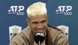 Rolex Paris Masters 2025 - Carlos Alcaraz : "J'aime beaucoup ce nouvel endroit..."