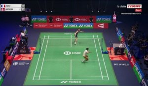 Le replay de la finale de Christo Popov - Badminton