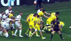 TOP 14 - Essai de Etienne FALGOUX (ASM) - ASM Clermont - Castres Olympique