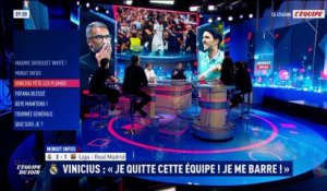 Vinicius en colère à sa sortie lors du Clasico Real Madrid-FC Barcelone : « Je quitte cette équipe, je pars ! » - Foot - Liga