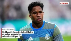 Et si Endrick, la pépite du Real Madrid en mal de temps de jeu rebondissait à Lyon ? - Foot - Transferts