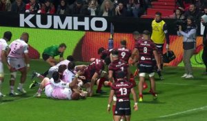 TOP 14 - Essai de Jack WILLIS (ST) - Stade Toulousain - Stade Français Paris