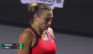 Finales WTA - Sabalenka, forte tête