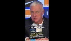 Bleus - Deschamps aurait préféré "éviter de jouer ce 13 novembre"