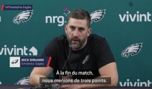 Philadelphie - Sirianni assume sa tactique risquée en fin de match