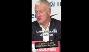 Bleus - Deschamps : "Cherki ? Il aime toucher le ballon..."