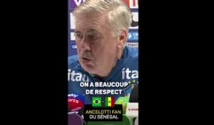 Brésil - Ancelotti : "Ce Sénégal peut être une des surprises de la Coupe du monde"