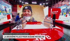 Océane Michelon, après sa deuxième place sur la mass start à Bessans : «J'ai beaucoup appris de la saison dernière» - Biathlon - Pré-saison (F)