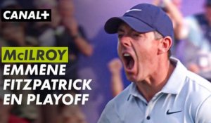 RORY McILROY est clutch et rentre l'eagle pour aller en playoff