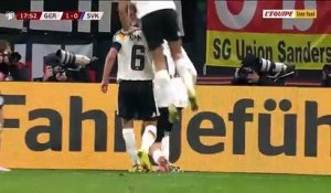 La jolie tête de Woltemade à la Slovaquie - Foot - Qualif. Coupe du monde - Allemagne