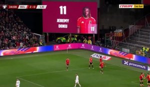 Le magnifique doublé de Doku en 7 minutes - Foot - Qualif. Coupe du monde