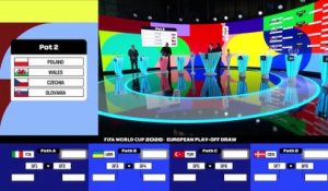 L’Italie défiera l’Irlande du Nord, la Suède face à l’Ukraine… le tirage au sort des barrages de la zone Europe - Foot - Qualif. Coupe du monde