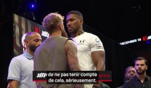 Boxe - Anthony Joshua prévient Jake Paul : "Je vais lui casser la figure et lui démolir le corps"