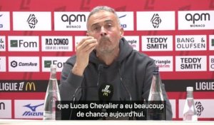 PSG - Luis Enrique : "Chevalier a eu beaucoup de chance"