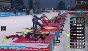 Le résumé du relais mixte simple - Biathlon - Coupe du monde