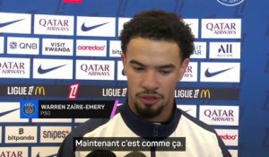 Zaïre-Emery : « On doit s’adapter, les équipes nous connaissent de mieux en mieux » - Foot - Ligue 1