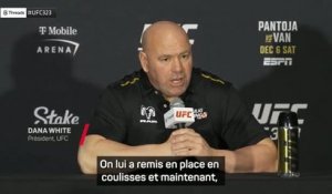 UFC 323 - Dana White évoque la blessure d’Alexandre Pantoja