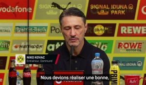 Kovac : « Nous avons dû souffrir » - Foot - Bundesliga - Dortmund