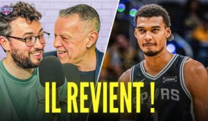 Podcast NBA Extra - EP 125 : Wembanyama est de retour !