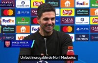Arteta : « Un but incroyable de Noni Madueke » - Foot - Ligue des champions