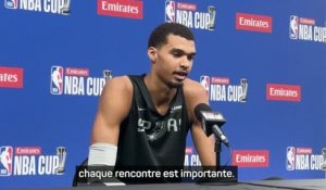 Spurs - Wembanyama : "Revenir trop tôt aurait été une erreur"