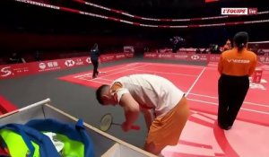 Le replay du 2e match de Christo Popov - Badminton
