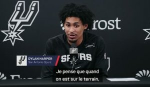 Spurs - Harper : “Je ne pense pas qu’on puisse s’habituer à ce que fait Wemby, c'est incroyable”