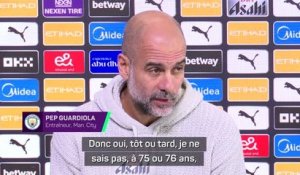 Man. City - Guardiola blague sur son avenir : “À 75 ou 76 ans, je quitterai ce poste !”
