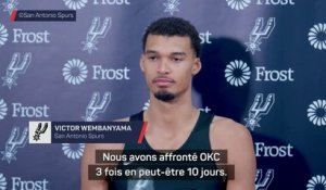 Spurs - Wembanyama raconte ce qu’il a appris des 3 succès contre OKC