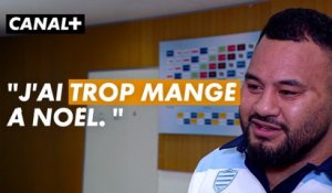 Taniela Tupou se livre après son premier match en TOP 14 avec le  Racing