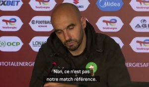 Maroc - Regragui : “Ce n'est pas un match référence, il faut du réalisme et de la confiance”