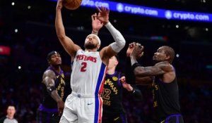 NBA : Cunningham et les Pistons dominent les Lakers de Doncic et LeBron
