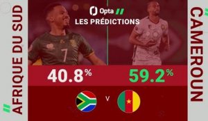 CAN 2025 - Afrique du Sud vs. Cameroun, les prédictions d’Opta