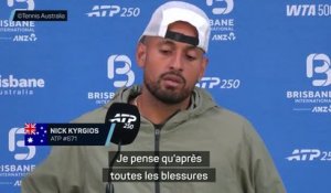 Brisbane - Kyrgios ne pense ni au classement ni aux titres : “Un showman avant tout”