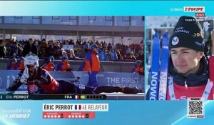 « Ça ne passe pas loin pour la gagne » : Eric Perrot regrette des jambes moins bonnes que les jours précédents - Biathlon - Coupe du monde (H)