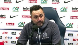 De Zerbi : « On a perdu contre Nantes » - Foot - Coupe de France - OM