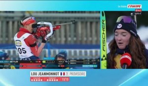 « Je n'ai aucun regret » : Lou Jeanmonnot savoure sa deuxième place et sa gestion de la pression à Ruhpolding - Biathlon - Coupe du monde (F)