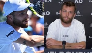 Tennis - Open d'Australie 2026 - Corentin Moutet : "J’ai mal à la jambe gauche, un peu... mais il n’y a rien de grave"
