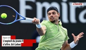 L'exploit du jeune Français Arthur Gea : le 198e mondial, s'offre Jiri Lehecka, 19e, au premier tour - Tennis - Open d'Australie