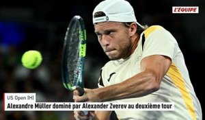 Alexandre Müller dominé par Alexander Zverev au deuxième tour de l'Open d'Australie - Tennis - Open d'Australie