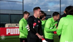 Gérone - Le premier entraînement de Ter Stegen dans son nouveau club