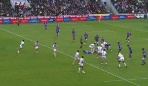 TOP 14 - Essai de Salesi RAYASI (SFP) - Union Bordeaux-Bègles - Stade Français Paris